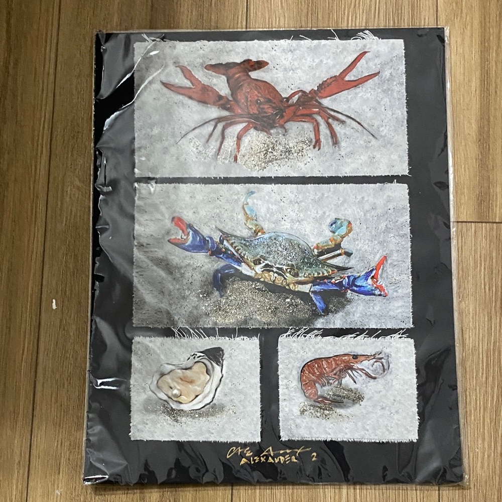 Seafood Art by Louisiana artist